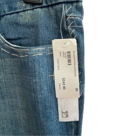 Joe's Jeans Blue Flare Wide Leg Denim - Picture 4 of 8